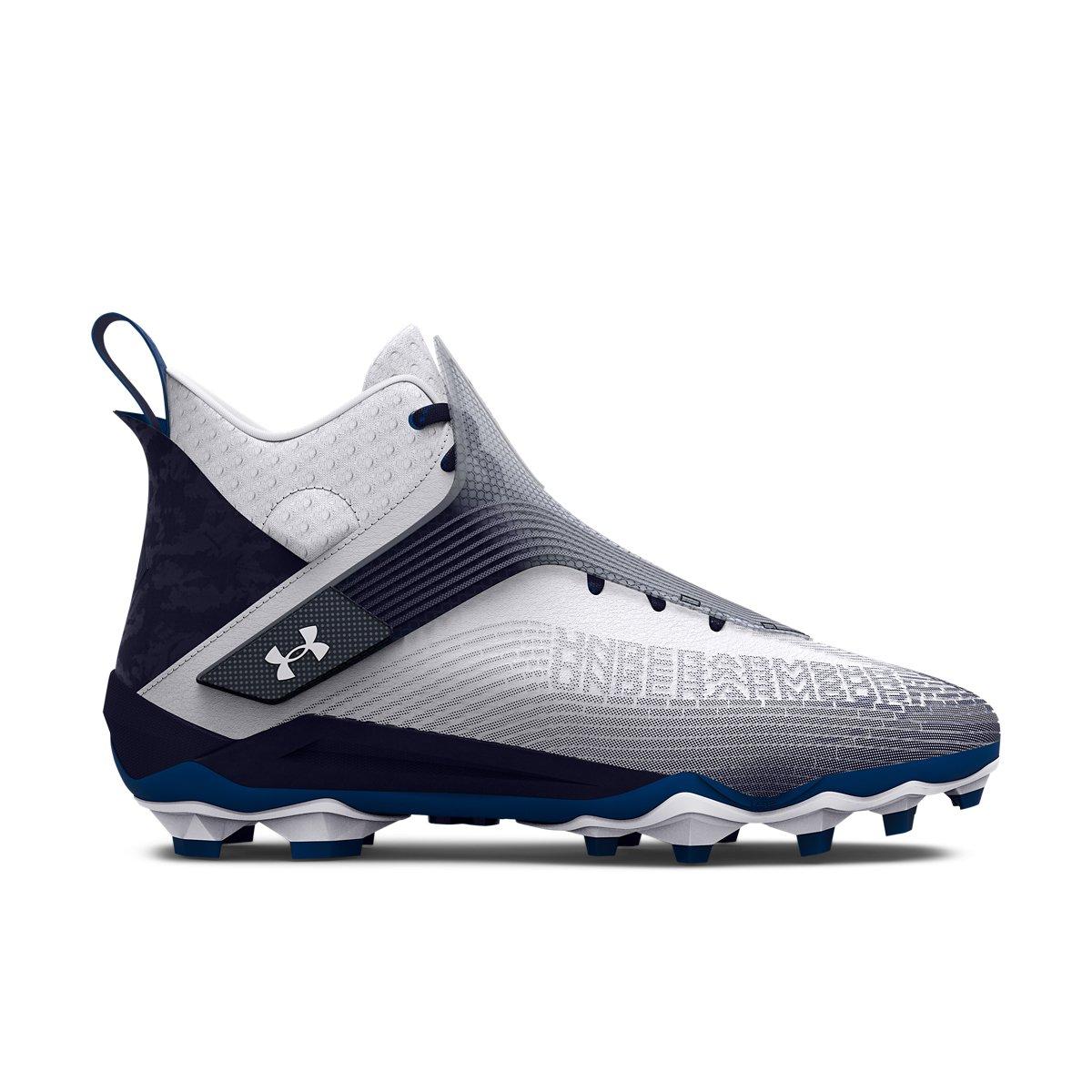 Under Armour Highlight Hammer MC "White/Midnight Navy" Men's Football Cleat
